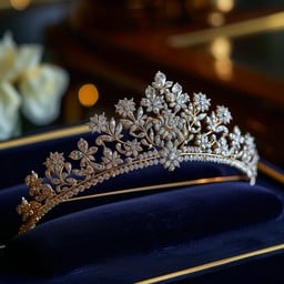 Elegant Floral Tiara