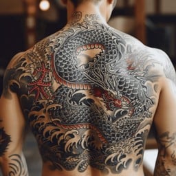 Intricate Dragon Tattoo