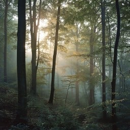 Misty Forest Morning