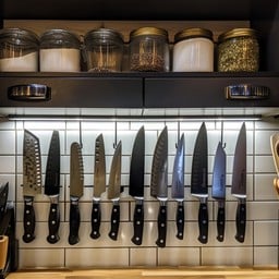 Organized Knife Collection