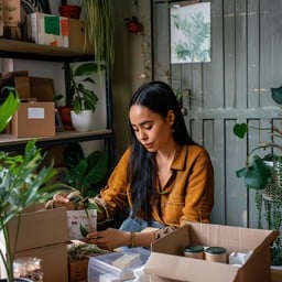 Plant Shop Packing