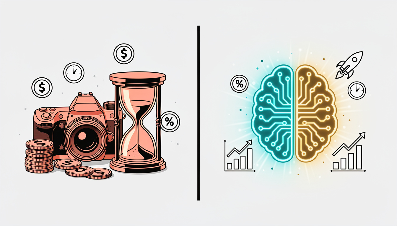 AI vs. Stock Photography: Cost, Speed, and ROI Breakdown